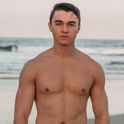 fitness trainer muscular man